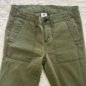 CAbi Olive Straight Leg Women's Jeans